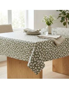 Nappe toile cirée Captain Cook Happy Days - Kaki 2