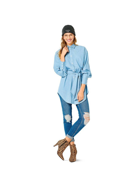Blouse and Shirt Pattern - Burda 6263