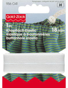 18 mm buttonhole elastic