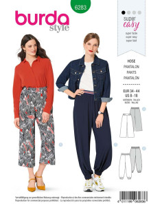 Puffy pants pattern - Burda 6283