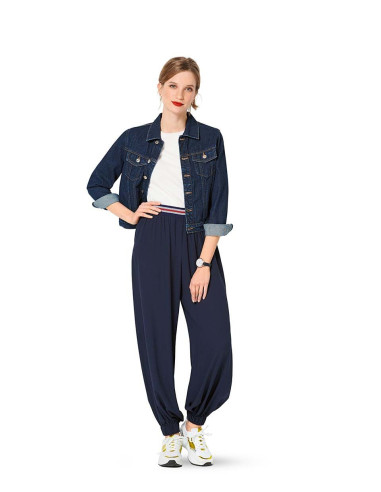 Puffy pants pattern - Burda 6283