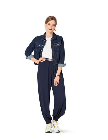 Puffy pants pattern - Burda 6283