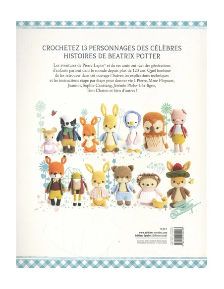 Livre Pierre Lapin et ses amis au crochet