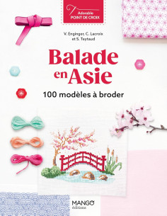 Livre balade en Asie - 100 modèles à broder