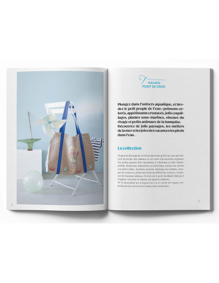 Livre bords de mer - 100 modèles à broder
