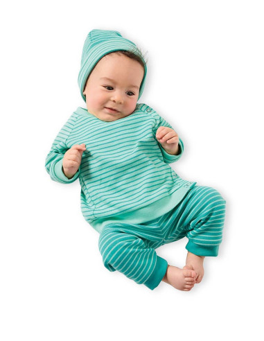 Hat, pants, and sweatshirt jacket pattern - Burda 9315