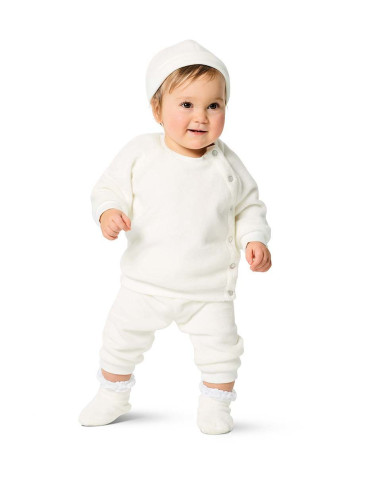 Hat, pants, and sweatshirt jacket pattern - Burda 9315