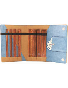 Ginger KnitPro wooden double-pointed needle case