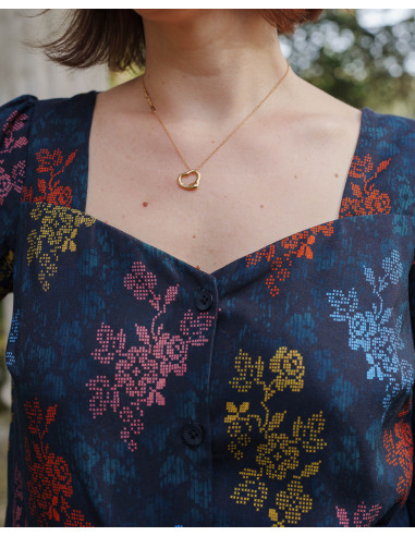 Tissu viscose Empreinte - Lise Tailor