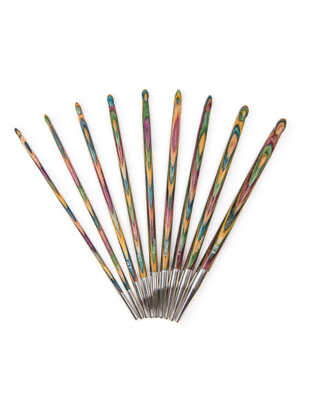 Symfonie KnitPro Tunisian wooden crochet hook