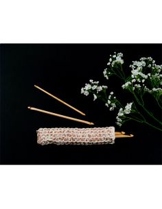 Crochet tunisien double pointe en bambou Clover 2
