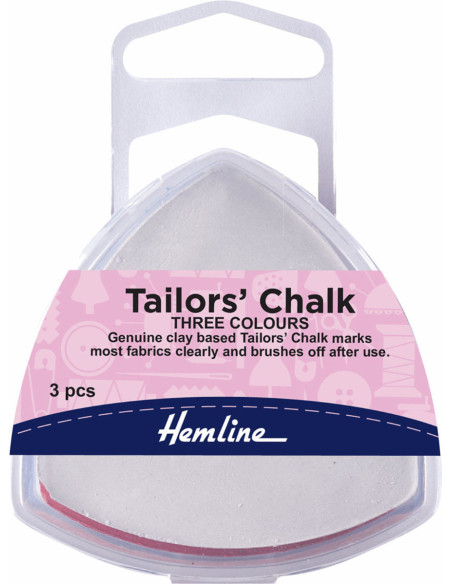 Box of 3 assorted triangular chalks