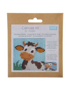Kit canevas enfant - Vache 2