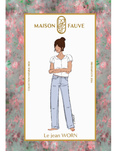 Patron de jean Worn - Maison Fauve