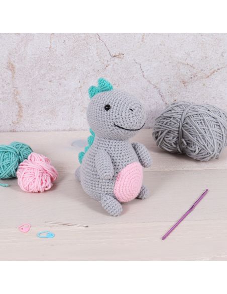 Kit de crochet amigurumi - Dinosaure