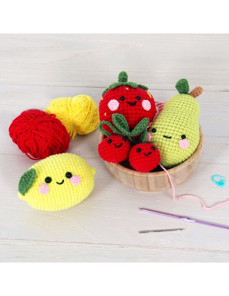 Kit de crochet amigurumi - Salade de fruits
