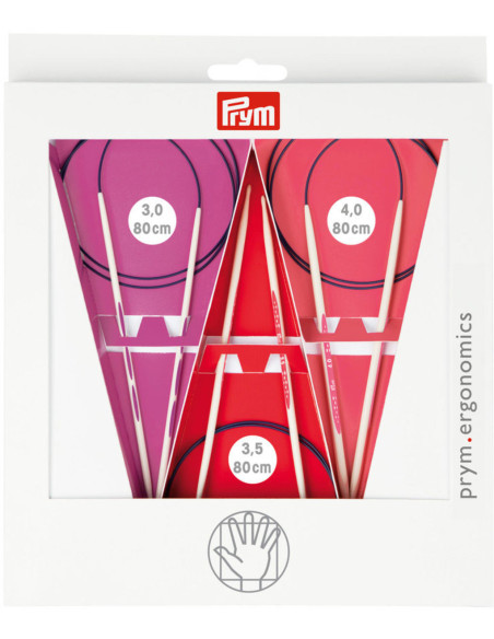 Prym Ergonomics circular knitting needle set