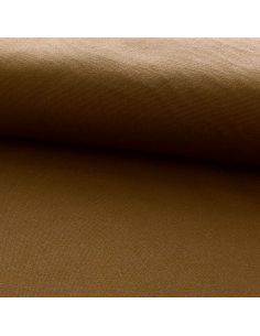 Half-panama cotton canvas fabric - Brown
