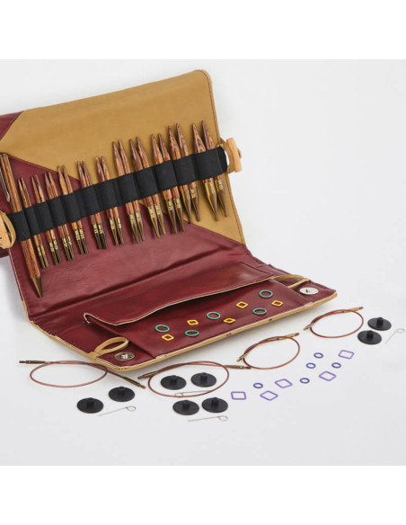 KnitPro Deluxe Ginger Short Circular Knitting Needle Set