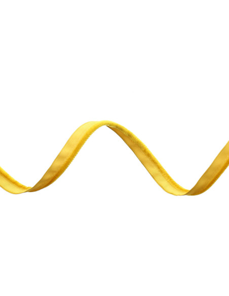 Velvet clothing piping - Yellow