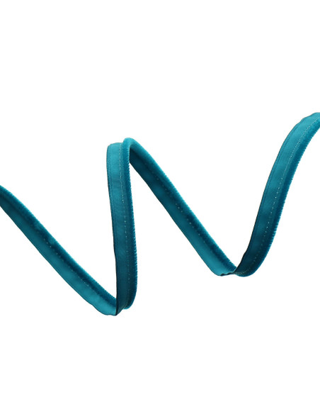 Velvet clothing piping - Turquoise blue