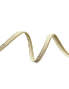 Velvet clothing piping - Beige