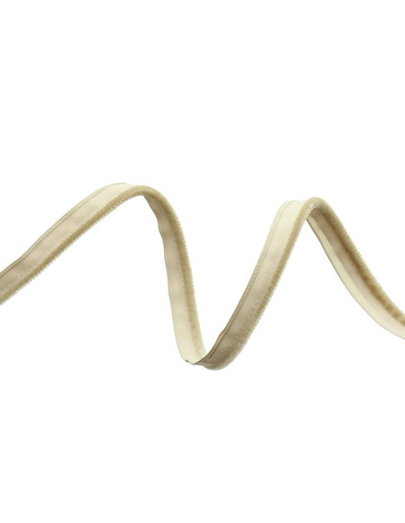 Velvet clothing piping - Beige