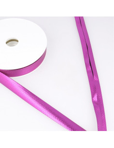 Metallic Lamé Bias - Fuchsia