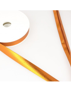 Metallic Lamé Bias - Orange