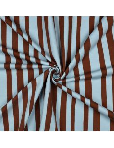 Tissu sweat fleurs des champs - Fond violet