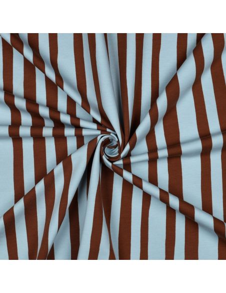 Tissu sweat fleurs des champs - Fond violet