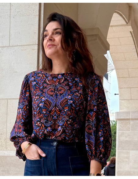 Patron de blouse-robe Dahlia - Clématisse Pattern
