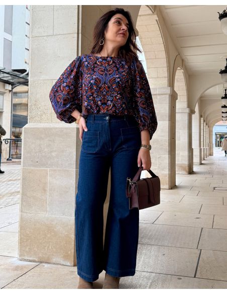 Patron de blouse-robe Dahlia - Clématisse Pattern