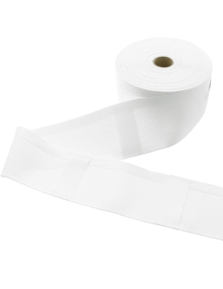100 mm Hidden Tab Tape - White
