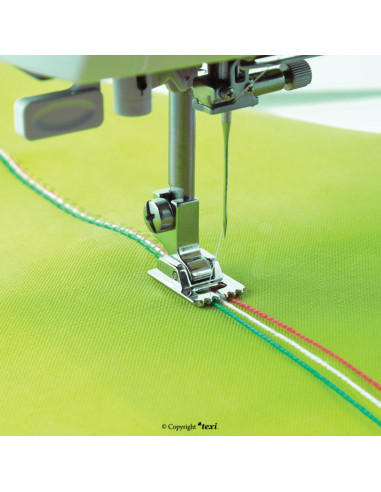 Presser foot for decorative cording