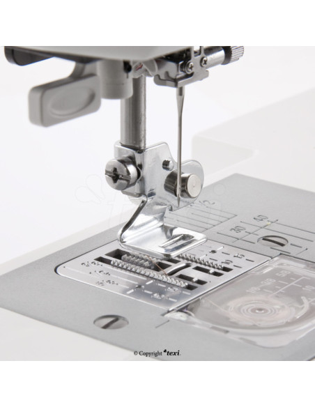 Bias tape attachment support, edge-to-edge sewing, and hemmer
