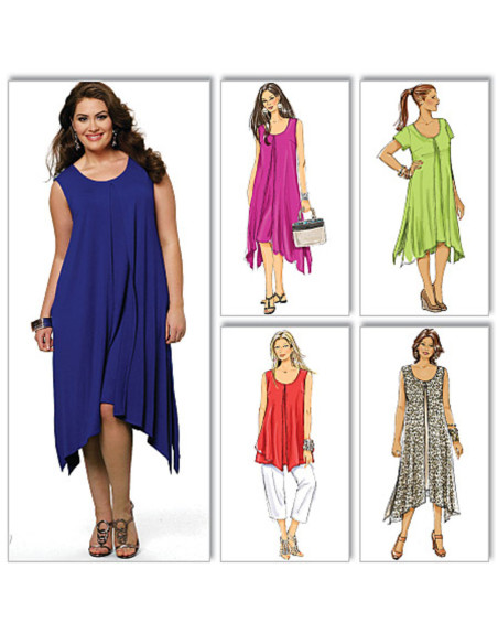 Top, dress, and pants pattern - Butterick 5655