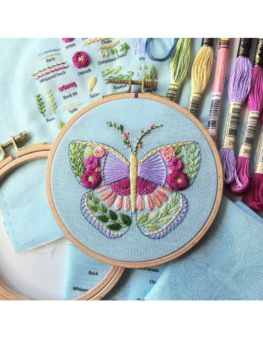 Kit broderie - Beginner Butterfly