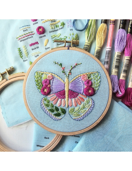Kit broderie - Beginner Butterfly
