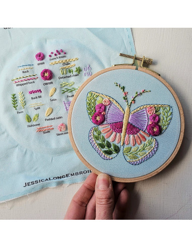 Kit broderie - Beginner Butterfly