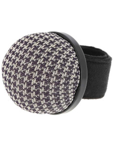 Adjustable Bohin bracelet for pins - Houndstooth