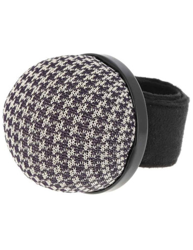 Adjustable Bohin bracelet for pins - Houndstooth