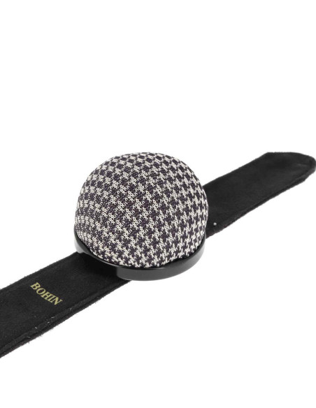 Adjustable Bohin bracelet for pins - Houndstooth