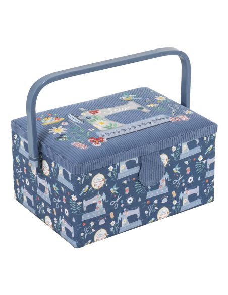Boite à couture avec broderie - Collection machines à coudre