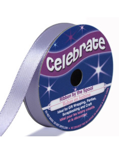 Celebrate satin ribbon lavender - 9 mm x 6 meters