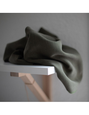 Tencel crepe fabric - Khaki