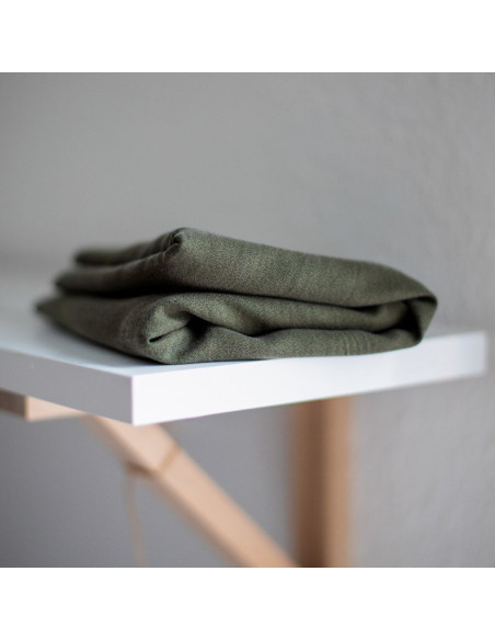 Tencel crepe fabric - Khaki