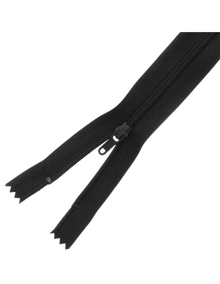 Nylon zipper Rascol - Black