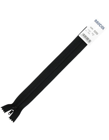 Nylon zipper Rascol - Black