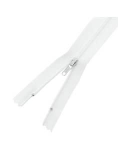 Nylon zipper Rascol - White